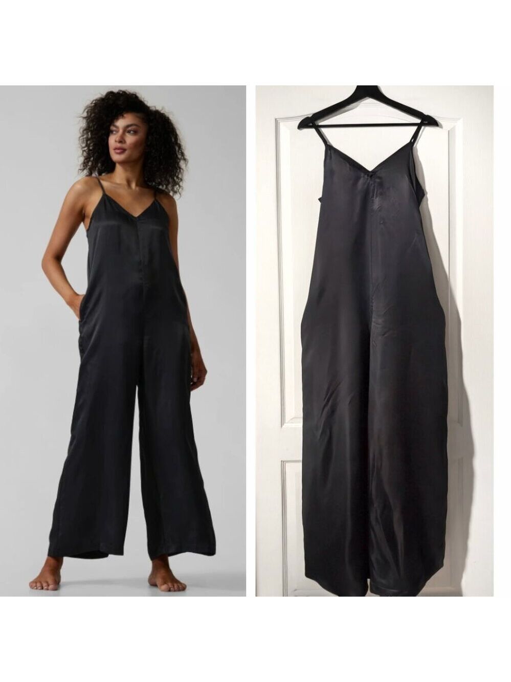 Athleta | Calm Cool Romper In Black
